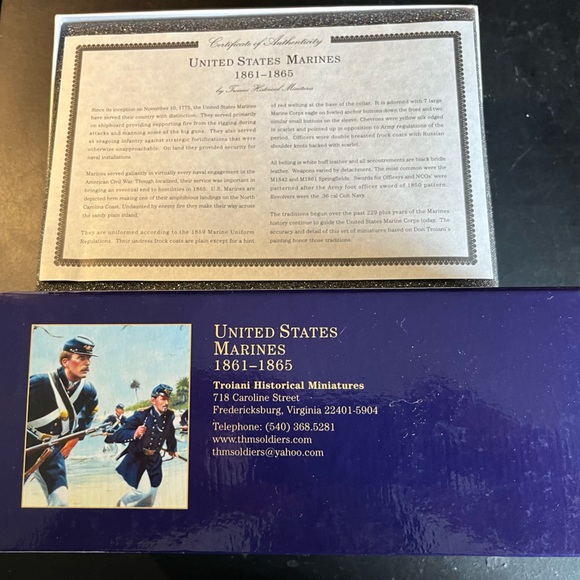 Troiani Other - Troiani – United States Marines 1861–1865 (Limited Edition Set, no.105/250)